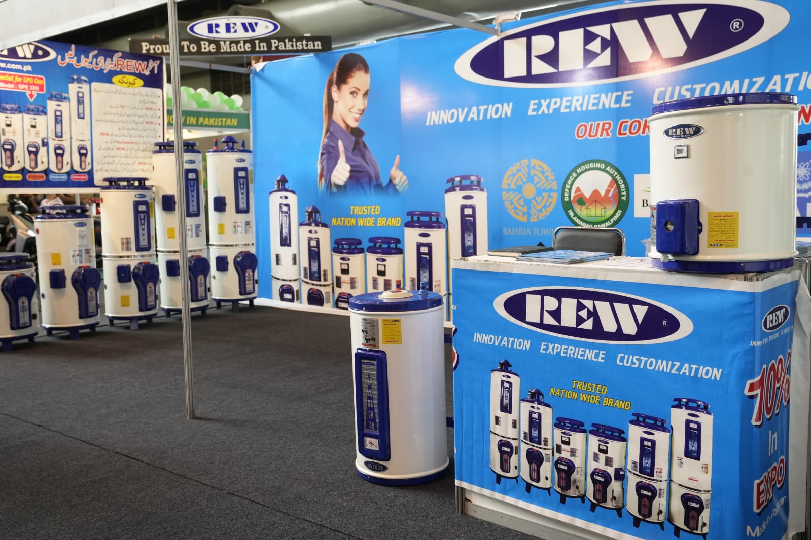 REW- Best Electric and Gas Geysers manufacturers in Pakistan